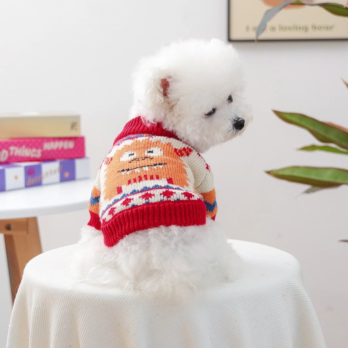 Cozy Autumn Knitted Sweater for Small Dogs and Cats