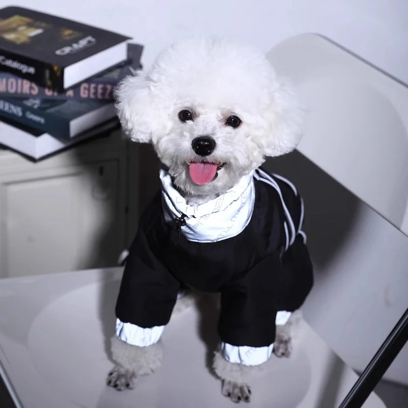 Cozy Reflective Jacket for Small to Medium Dogs – Warm & Safe