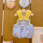Checkered Pumpkin Pet Dress for Dogs & Cats