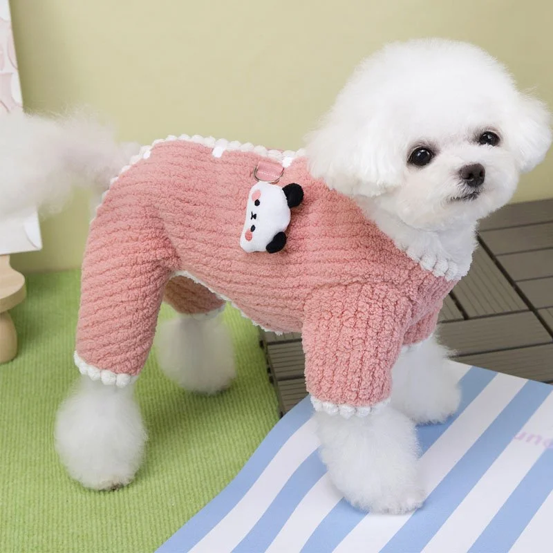 Cozy Winter Dog Jumpsuit