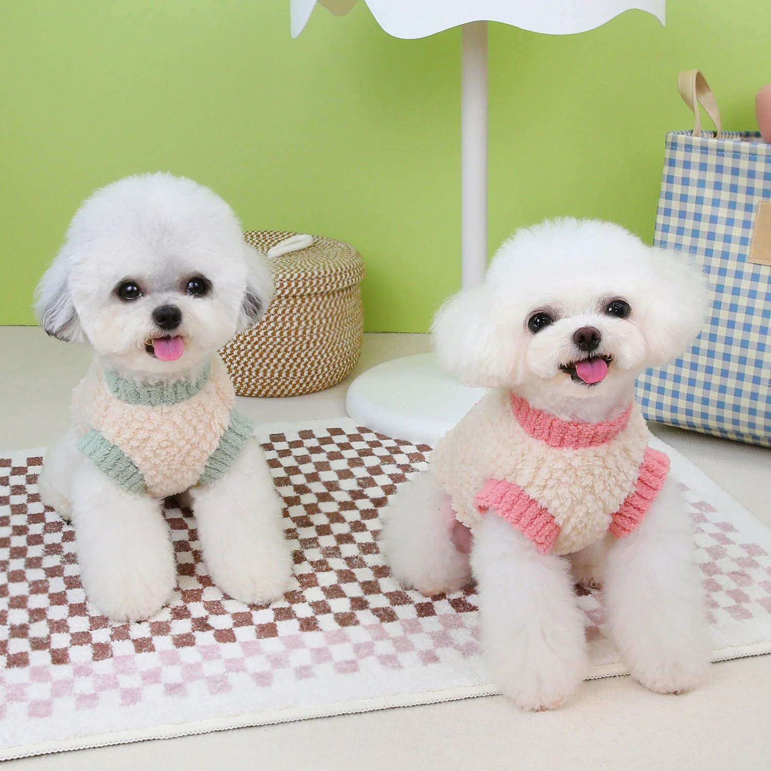 Warm Fleece Dog Hoodie Sweatshirt for Small Dogs and Puppies