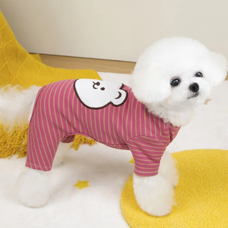 Cozy Dog Hoodie Jumpsuit Pajamas – All-in-One Outfit for Small Dogs