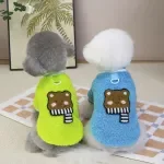 Warm Plush Dog Hoodie Sweatshirt for Small Dogs