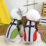 Dog Harness Vest Jacket with D-Ring for Small Breeds - Reflective & Warm