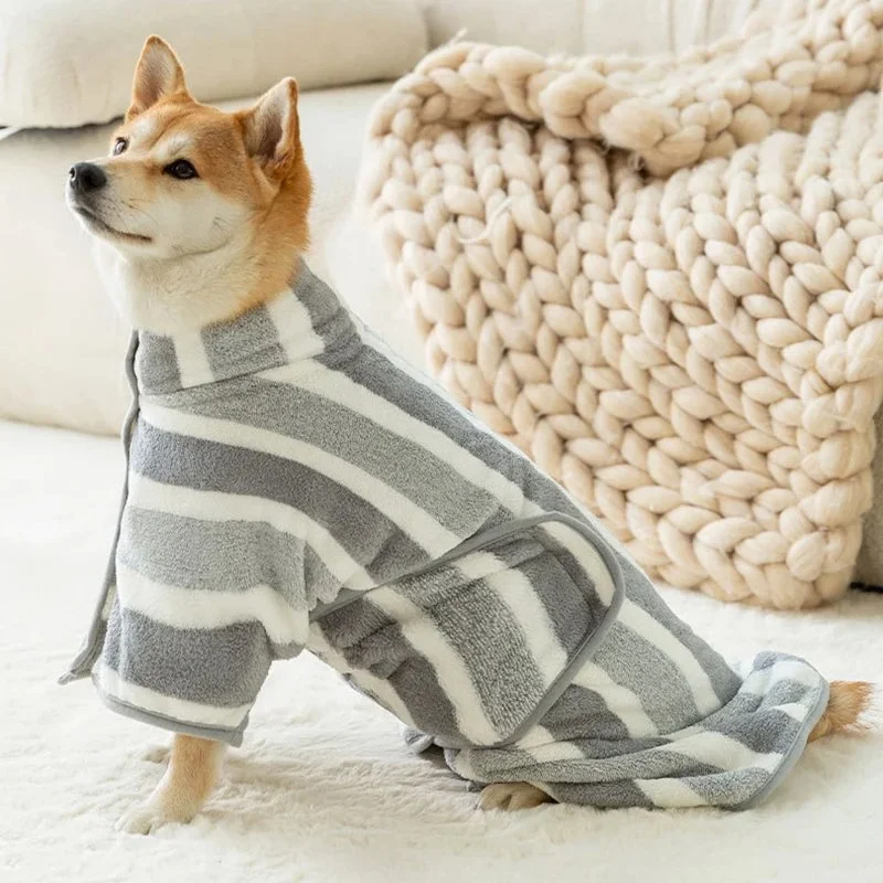 Super Absorbent Dog Bathrobe Towel