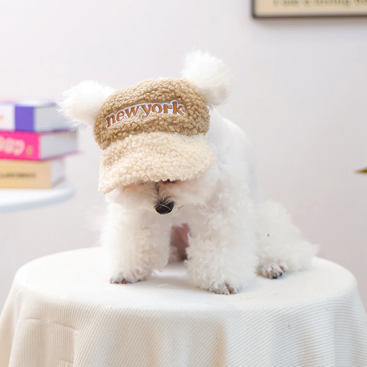 Cozy Fleece Baseball Cap for Small & Medium Dogs and Cats