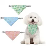Cute Pet Bandana Bib with Adjustable Collar for Small & Medium Dogs and Cats