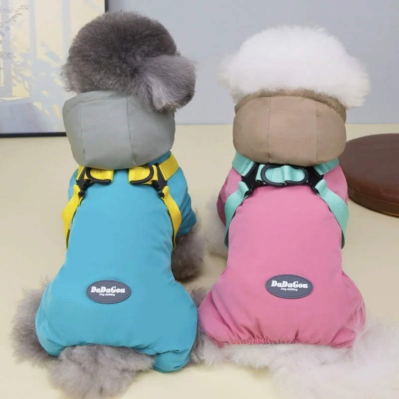 Warm Padded Winter Dog Jacket