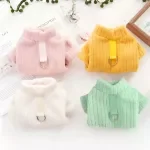 Cute Plush Pet Jumpsuit – Warm Outfit for Dogs & Cats