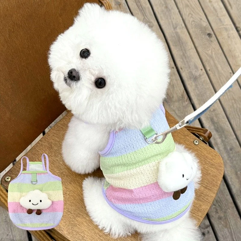 Rainbow Clouds Dog Vest