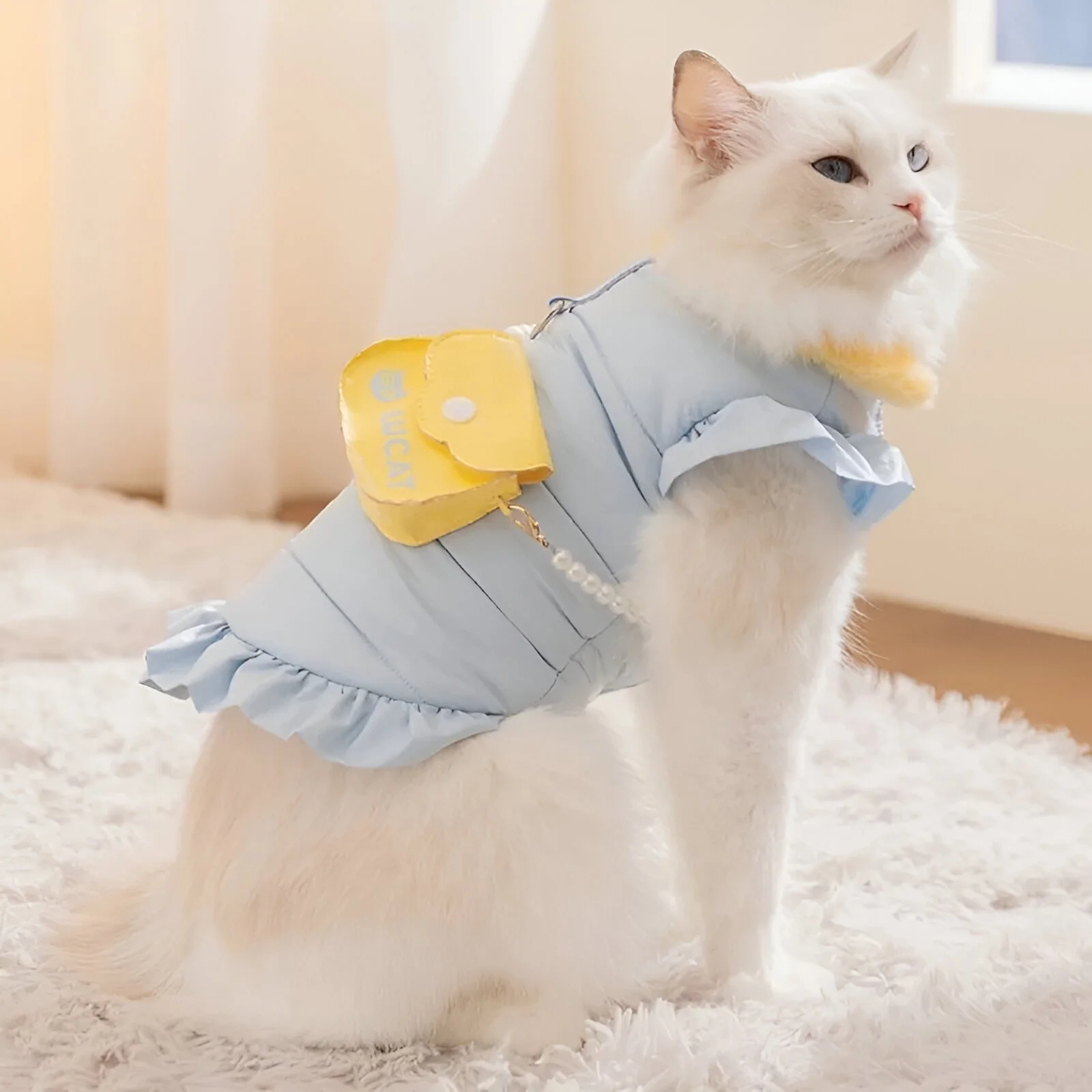 Winter Pet Down Jacket with Pocket – Cozy & Stylish Dog and Cat Coat