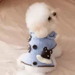 Star Knit Button Sweater for Small Dogs & Cats