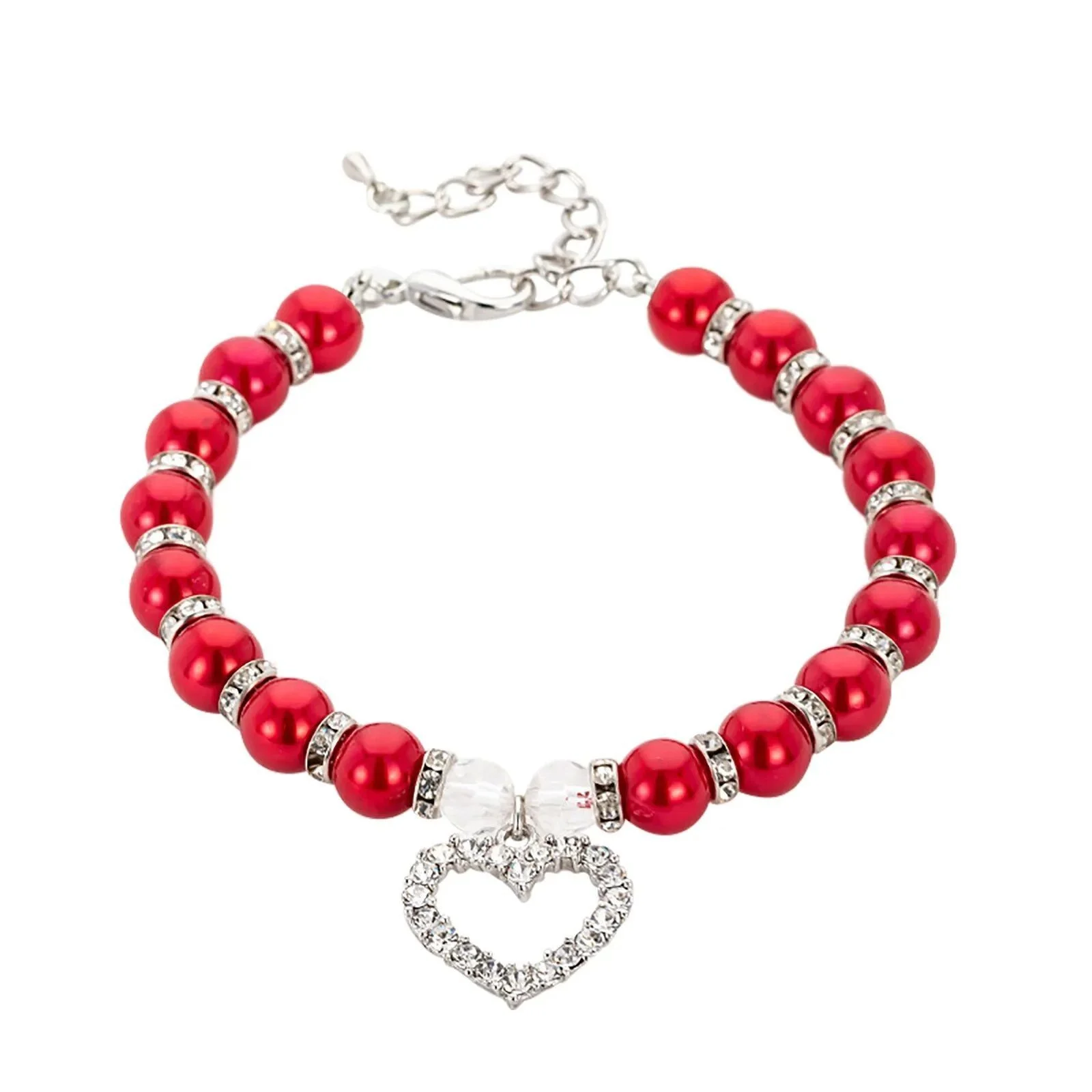 Pearls And Diamonds Dog Collar