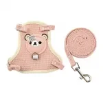 Adjustable Canvas Pet Harness & Leash Set