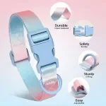 Colorful Print Nylon Dog Collar