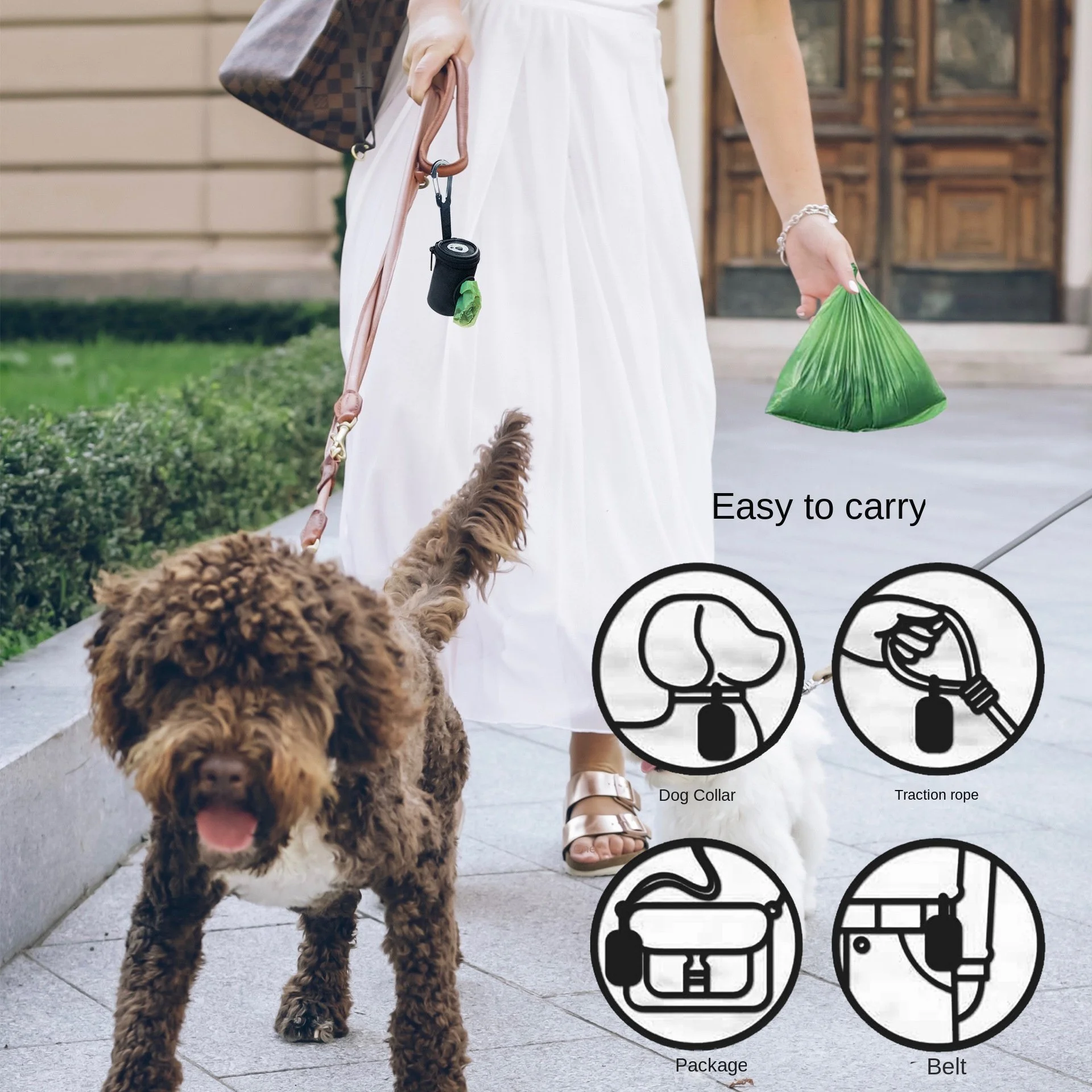 Portable Pet Poop Bag Dispenser