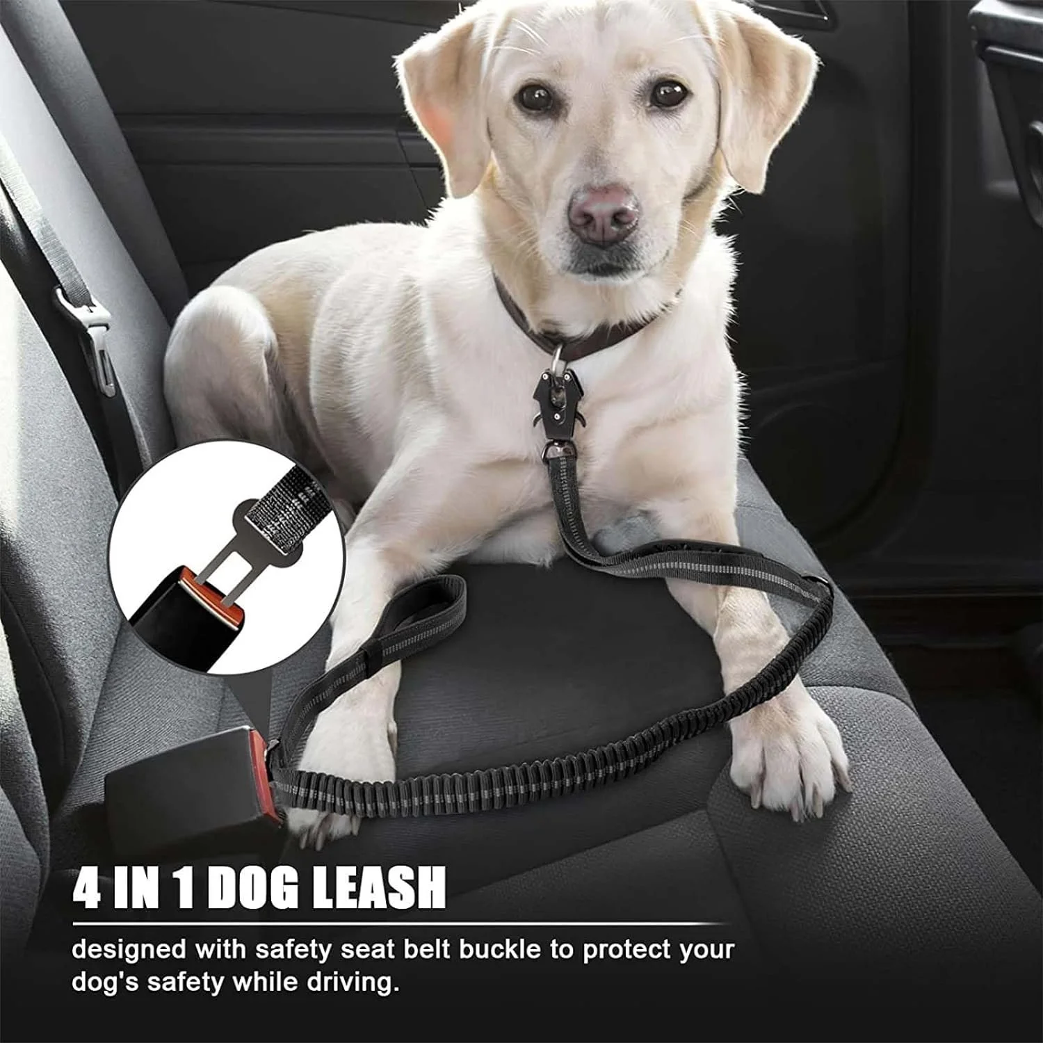 Heavy Duty Tactical Bungee Dog Leash