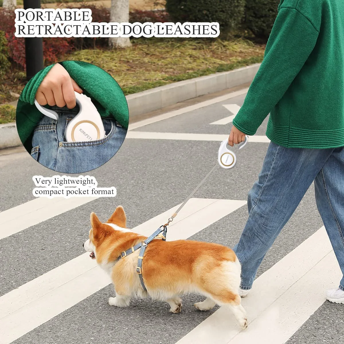 Retractable Dog Leash 10FT/16FT