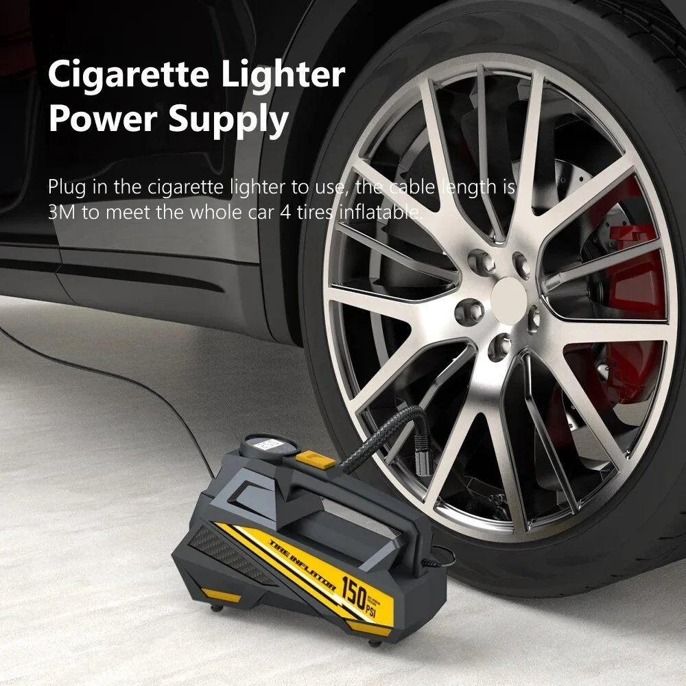 Portable 12V Corded Car Air Pump