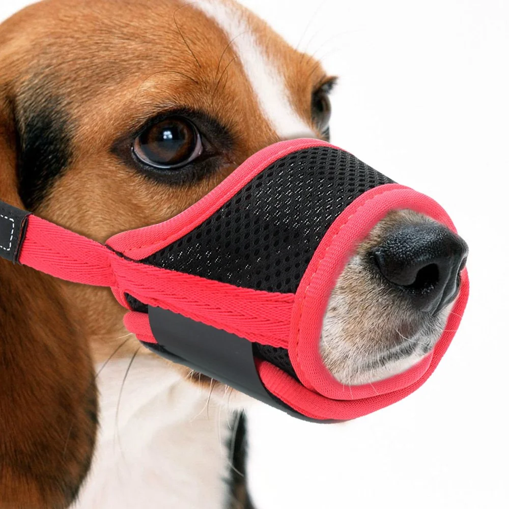 Adjustable Breathable Dog Muzzle for Barking and Chewing Control