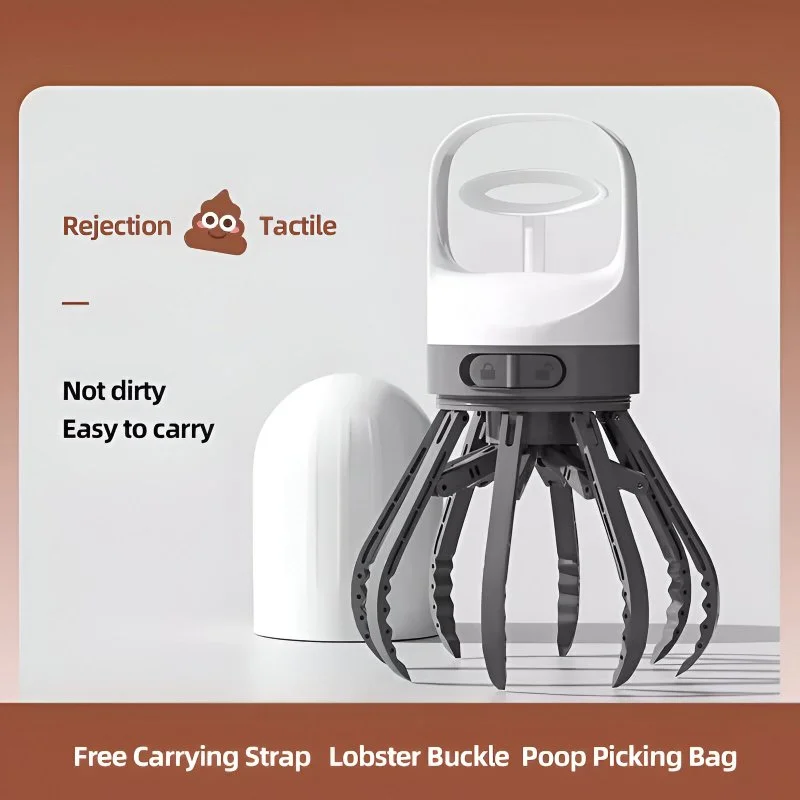 Portable 9 Claw Dog Poop Scooper