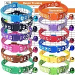 Candy Pet Collar with Bell - Adjustable Cartoon Print Necklace