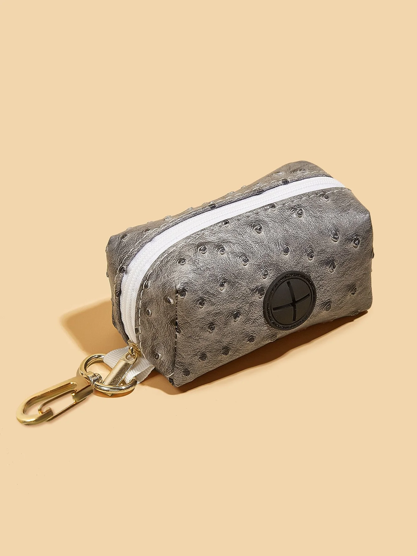 Premium PU Leather Dog Poop Bag Holder for Leash