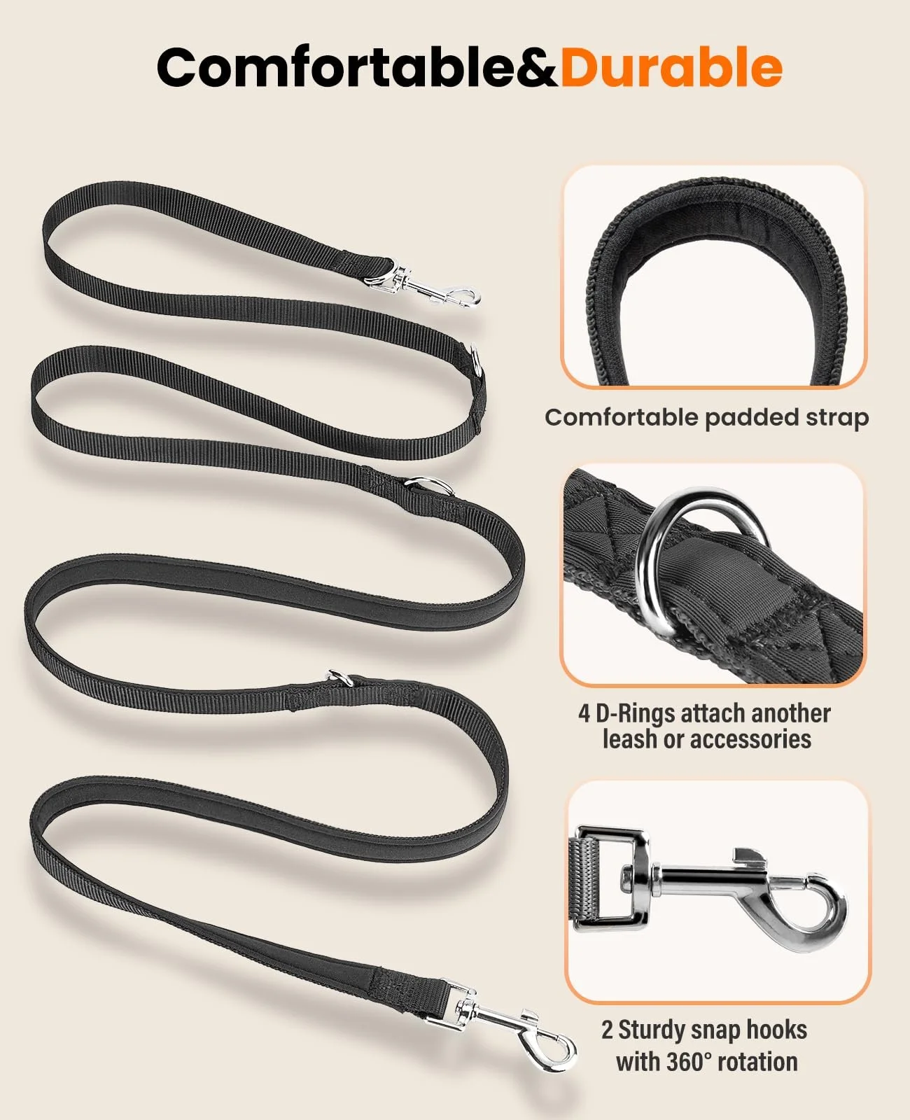 Multifunctional Hands-Free Dog Leash