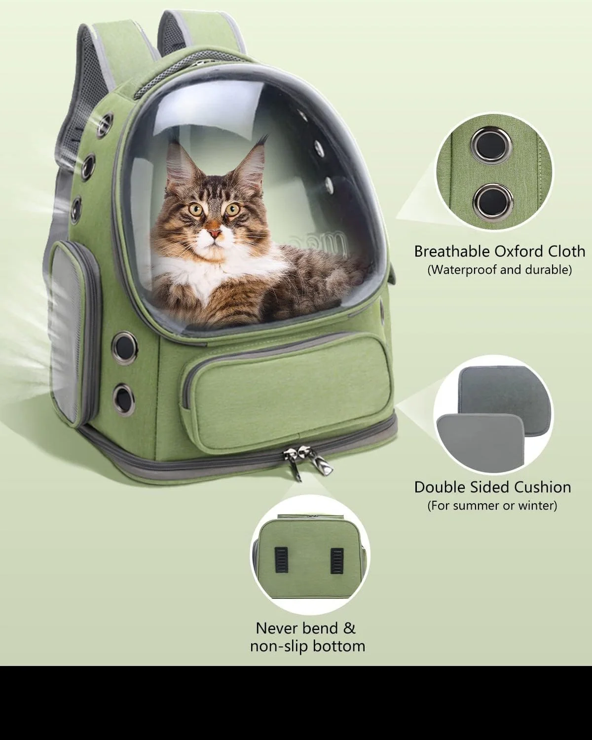Transparent Cat Carrier Backpack