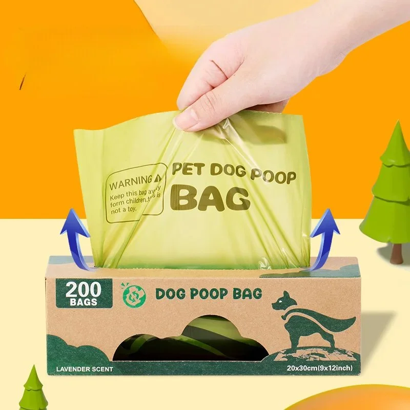 200ct Biodegradable Extra-Large Dog Poop Bags with Lavender Scent