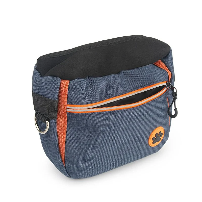 Waterproof Dog Treat Training Bag with Poop Bag Dispenser & Reflective Waist Strap