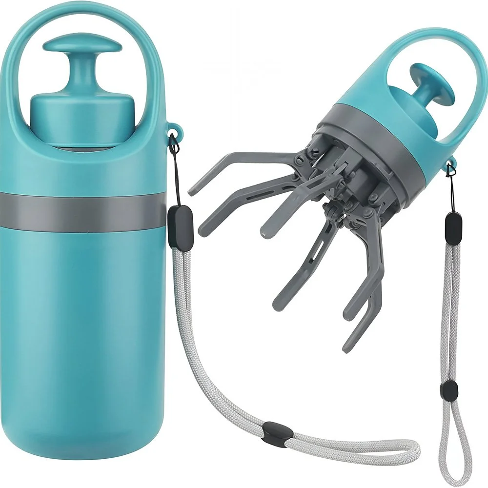 Portable Dog Poop Scooper with Bag Dispenser – Hands-Free Waste Picker