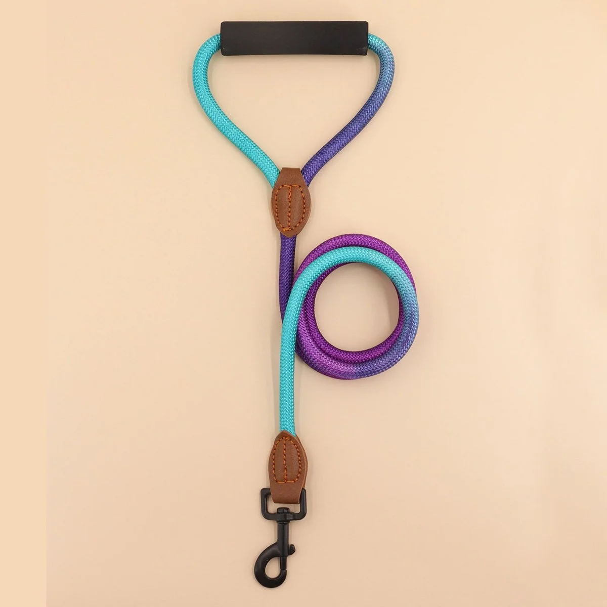 Durable Gradient Dog Leash with Padded Handle for Small & Medium Dogs