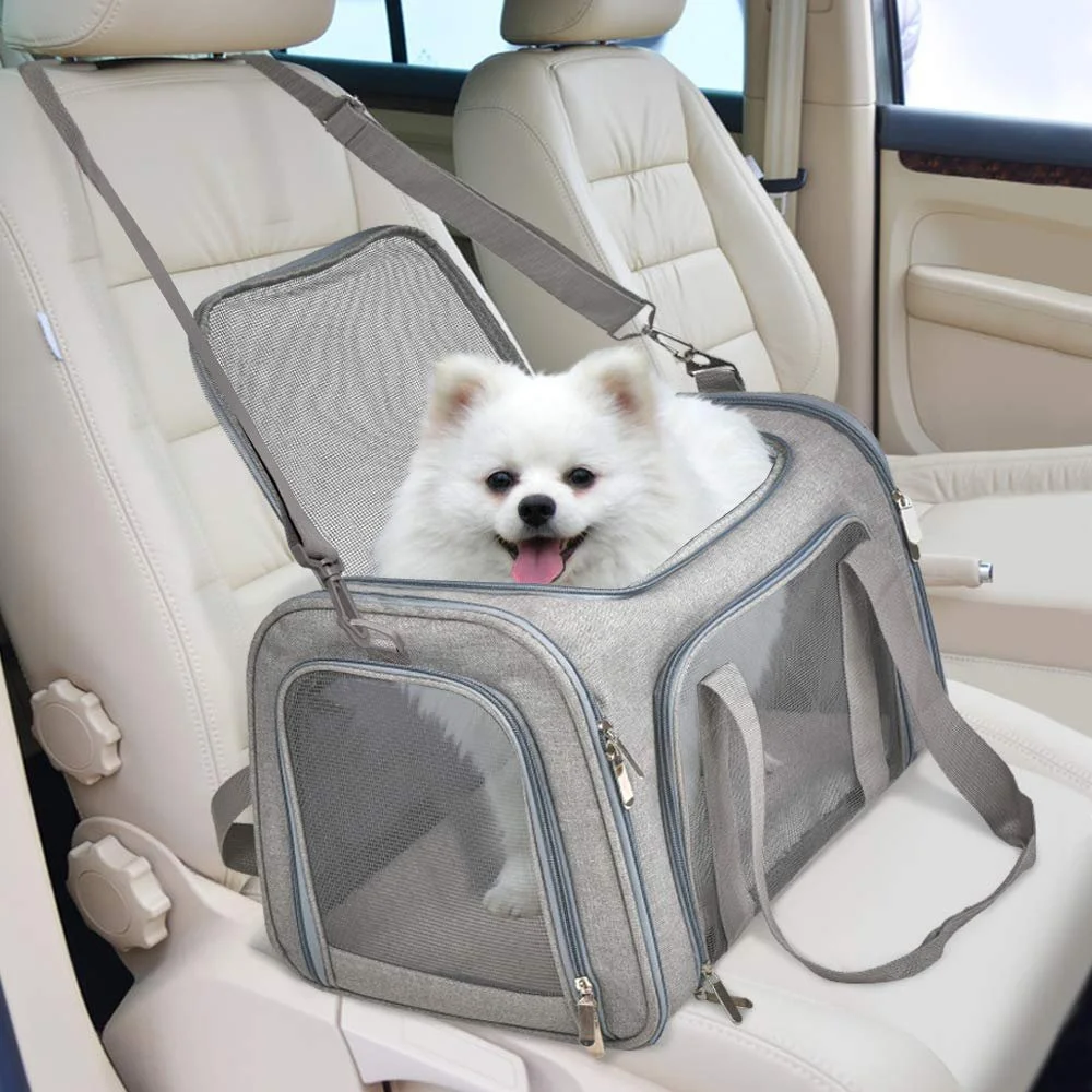 Breathable Portable Pet Carrier Bag for Small & Medium Cats and Dogs