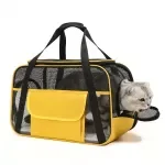 Soft-Sided Pet Carrier Tent for Cats and Small Dogs – Breathable Travel Bag