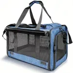 Large Pet Carrier Bag Airline Approved Travel Tote for Cats and Small Dogs