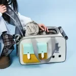 Portable Pet Carrier Bag for Cats and Small Dogs – Travel Shoulder Handbag