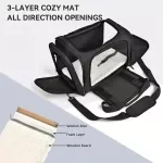 Airline Approved Pet Carrier Backpack with Ventilation for Cats and Small Dogs