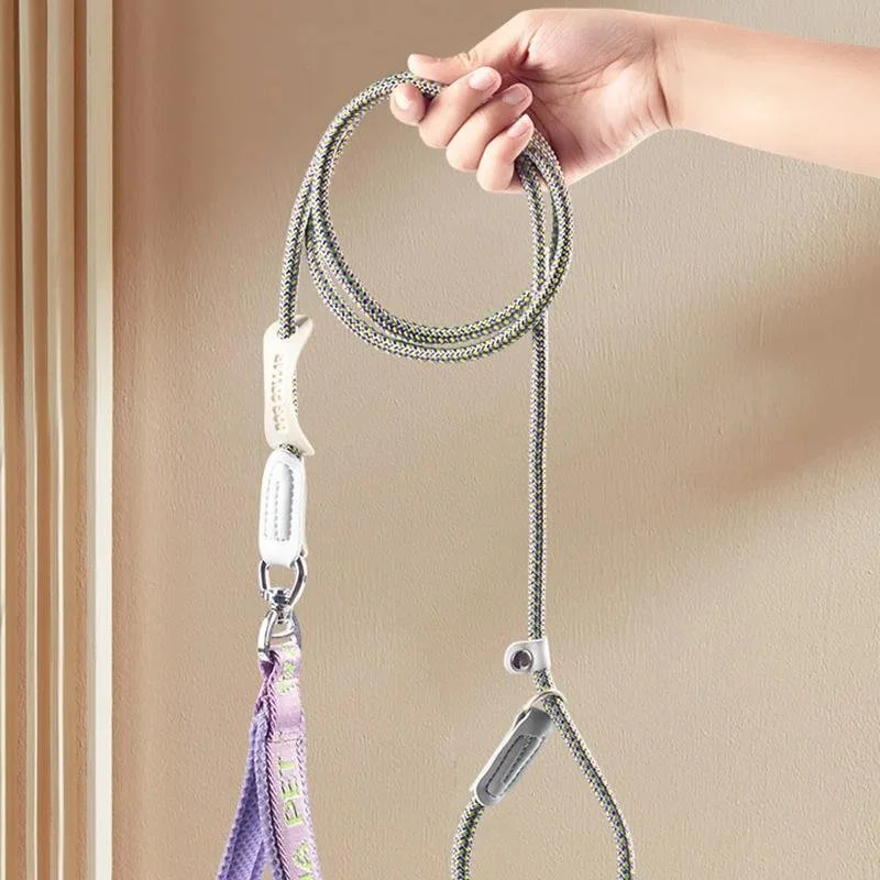 Heavy-Duty Anti-Pull Slip Chain Leash with Comfort Grip for Outdoor Walking