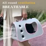 Lightweight Foldable Cat Carrier Backpack - Breathable Travel Bag for Small Pets