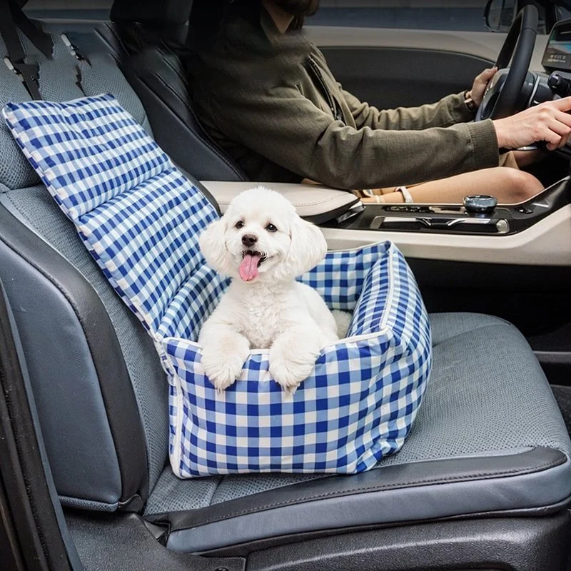 Detachable Dog Car Seat & Travel Backpack – Foldable Pet Carrier for Medium Breeds