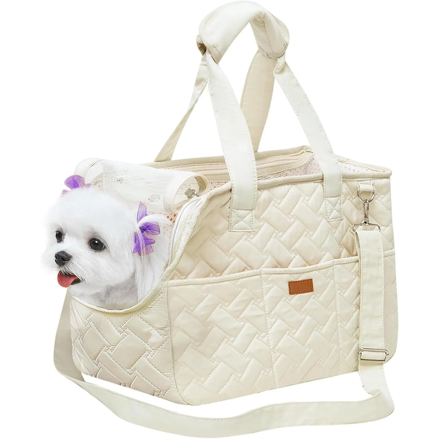 Portable Dog Carrier Bag - Washable Backpack Tote for Travel