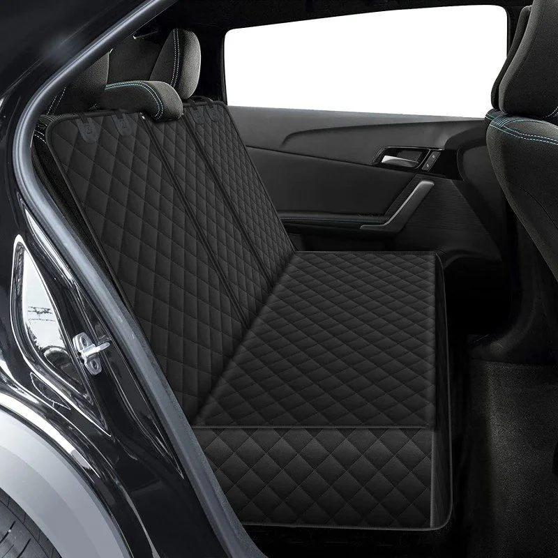 Waterproof Dog Car Seat Cover Hammock for Rear Back Seat Travel