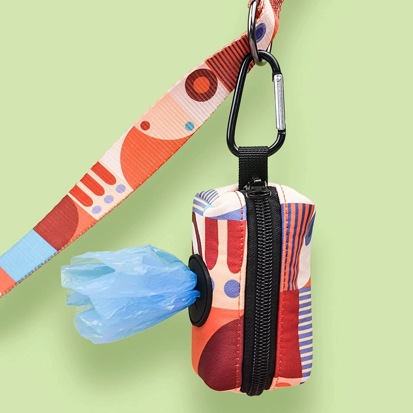 Abstract Fantasy Print Dog Poop Bag Holder Dispenser