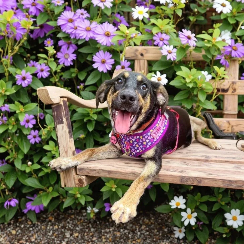 Luxury Adjustable Pet Harness with Matching Leash