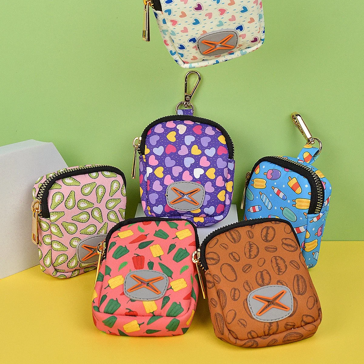Luxury Cute Pattern Dog Poop Bag Holder