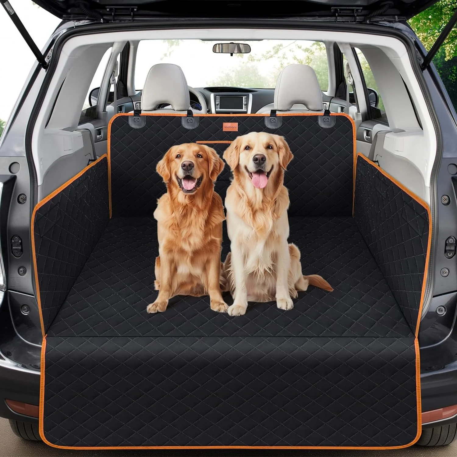 Waterproof Dog Car Seat Cover Hammock for Travel and Protection