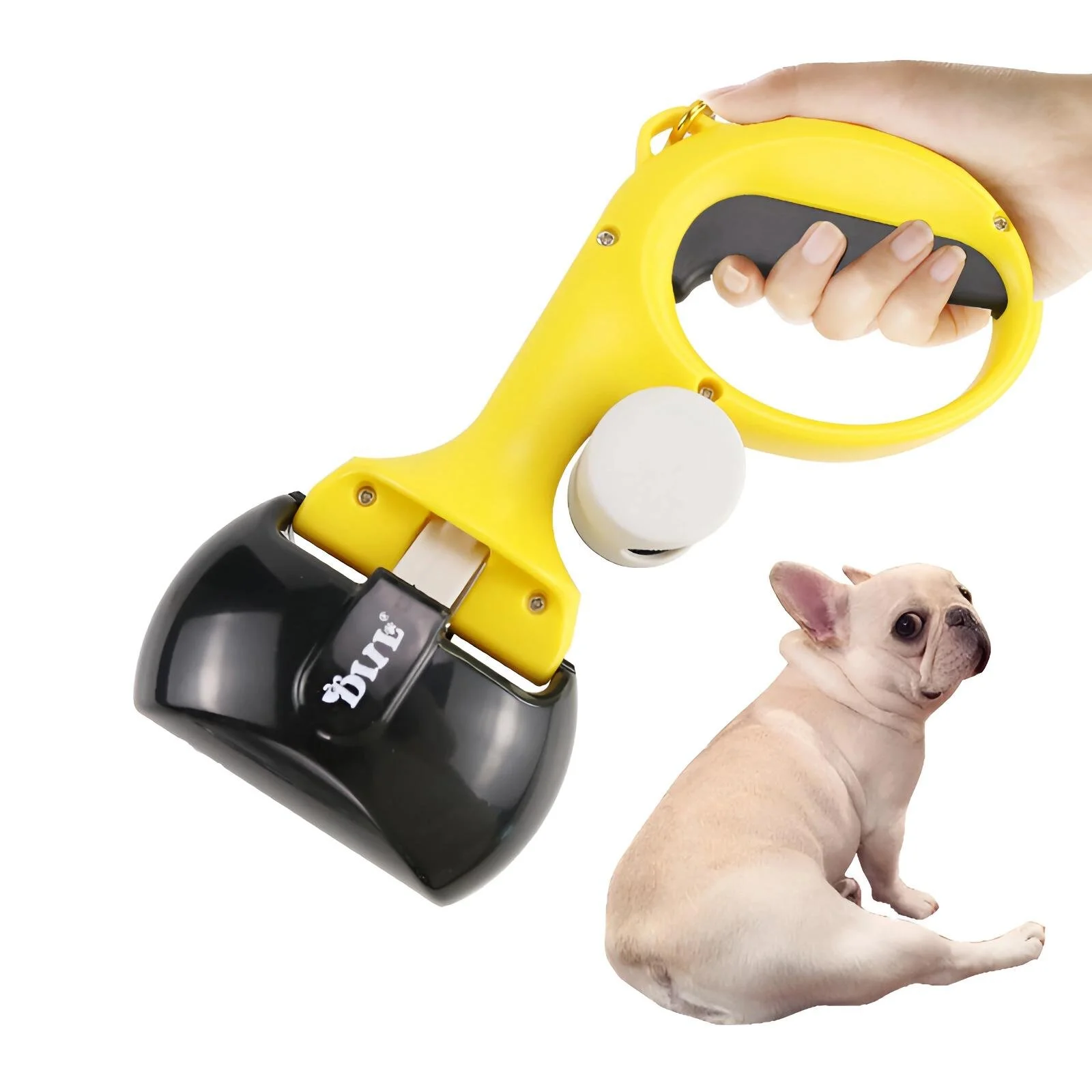 Portable Dog Pooper Scooper with Waste Bag Dispenser – Outdoor Pet Cleaning Tool