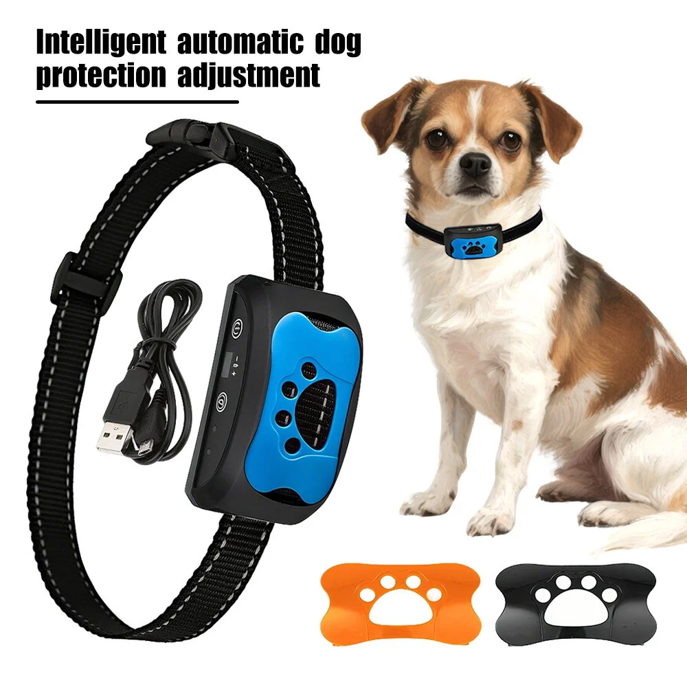 Smart Ultrasonic Anti-Bark Dog Collar with Vibration & USB Rechargeable