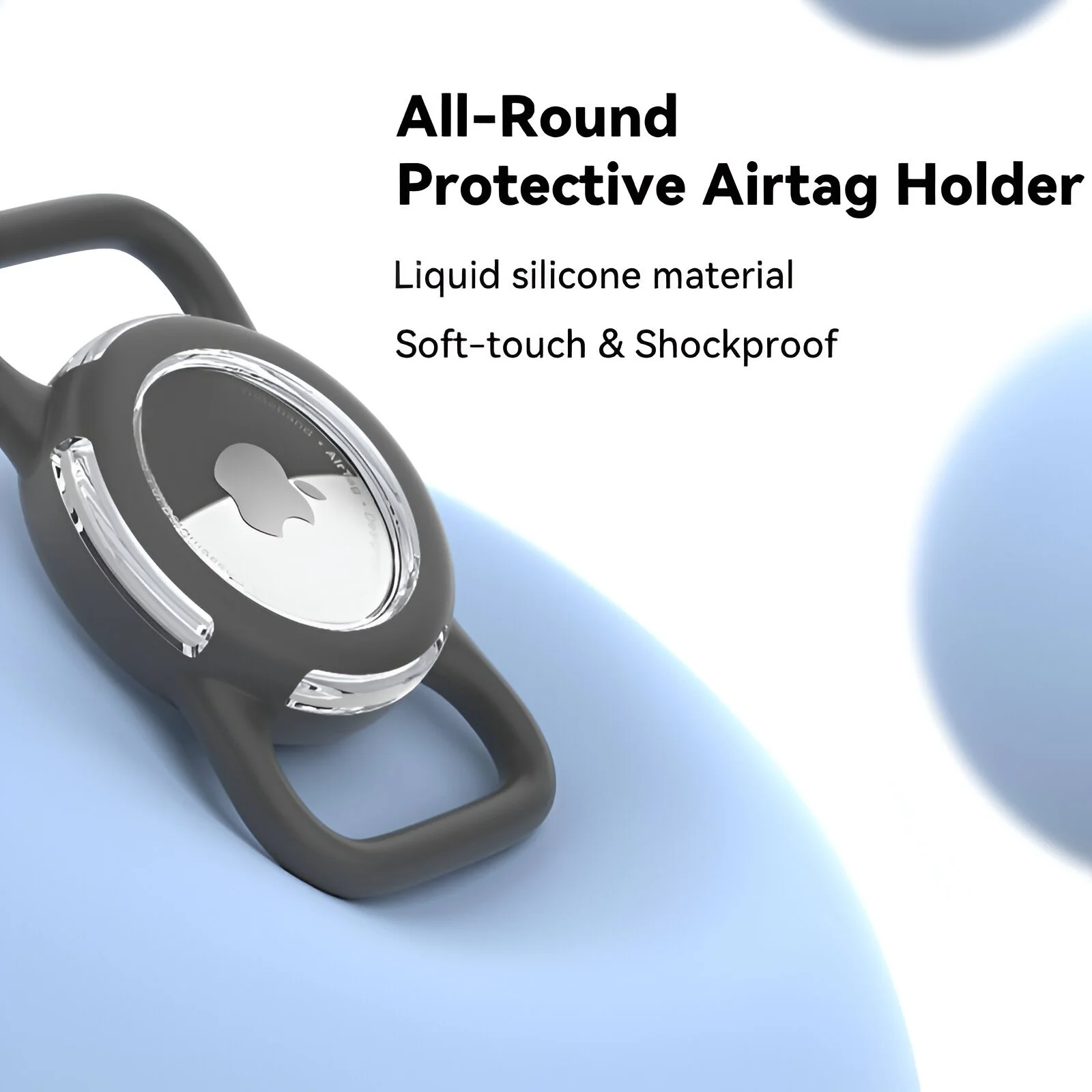 Waterproof Silicone AirTag Dog & Cat Collar Holder – Full Body Protection